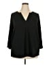 41Hawthorn Black 3/4 Sleeve Blouse Size 2X - photo 1
