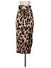 Never Fully Dressed 100% Polyester Animal Print Brown Tan Casual Skirt Size S - photo 2