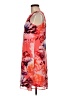 Calvin Klein 100% Polyester Print Orange Cocktail Dress Size 6 - photo 5