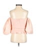 Assorted Brands Pink 3/4 Sleeve Blouse Size S - photo 2