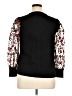 CeCe 100% Cotton Floral Black Pullover Sweater Size XL - photo 2