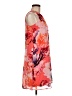 Calvin Klein 100% Polyester Print Orange Cocktail Dress Size 6 - photo 4