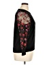 CeCe 100% Cotton Floral Black Pullover Sweater Size XL - photo 4