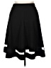 Faith and Joy Chevron-herringbone Black Formal Skirt Size XL - photo 2