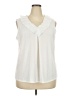 Notations Ivory Sleeveless T-Shirt Size 2X - photo 1