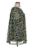 Unbranded Animal Print Green 3/4 Sleeve Blouse Size XL - photo 4
