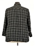 Torrid Plaid Gray Long Sleeve Button-Down Shirt Size 4X Plus (4) - photo 2