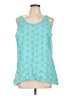 J.Jill Teal Sleeveless Blouse Size Lg Petite - photo 1