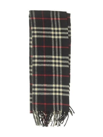 Burberry Cashmere check print fringe Scarf  (view 2)