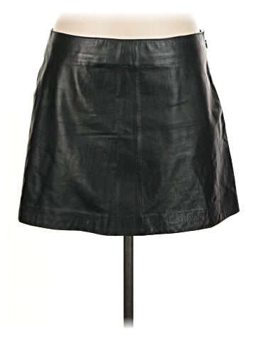 MNG Faux Leather Skirt (view 1)