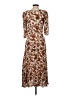 Nicholas Paisley Brown Casual Dress Size 4 - photo 2
