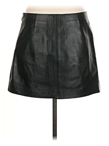 MNG Faux Leather Skirt (view 2)