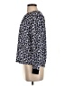 Sandro Animal Print Blue Long Sleeve Blouse Size Sm (1) - photo 5