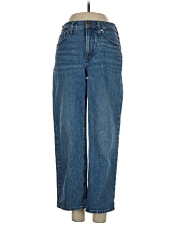 Madewell The Petite Perfect Vintage Wide-Leg Crop Jean in Cresslow Wash (view 1)