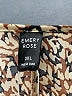Emery Rose Animal Print Gold Short Sleeve Blouse Size XXXL - photo 7