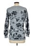 Chico's Floral Gray Pullover Sweater Size L - photo 2