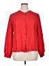 Assorted Brands 100% Polyester Red Long Sleeve Blouse Size 16 - photo 1