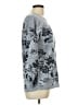 Chico's Floral Gray Pullover Sweater Size L - photo 4