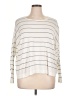 Eileen Fisher Stripes Ivory Pullover Sweater Size XL - photo 1