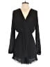Lulus 100% Polyester Chevron-herringbone Black Romper Size S - photo 1