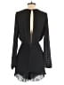 Lulus 100% Polyester Chevron-herringbone Black Romper Size S - photo 2