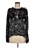 Twinkle by Wenlan Black Long Sleeve Silk Top Size 8 - photo 1