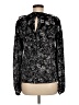 Twinkle by Wenlan Black Long Sleeve Silk Top Size 8 - photo 2