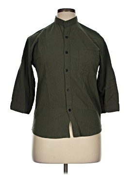 Assorted Brands 3/4 Sleeve Button-Down Shirt (view 1)