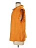 Unbranded 100% Polyester Orange Short Sleeve Blouse Size L - photo 5