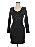Hollister Chevron-herringbone Black Cocktail Dress Size M - photo 1