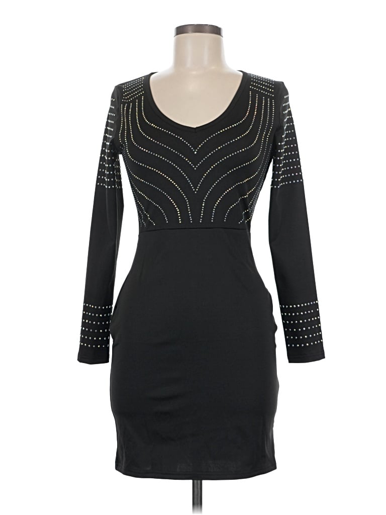 Pre-owned Hollister Cocktail Dress In Black