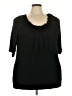Design History Black 3/4 Sleeve Blouse Size 3X - photo 1