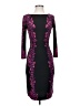 Cache Graphic Purple Cocktail Dress Size XS - photo 1