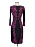 Cache Graphic Purple Cocktail Dress Size XS - photo 2