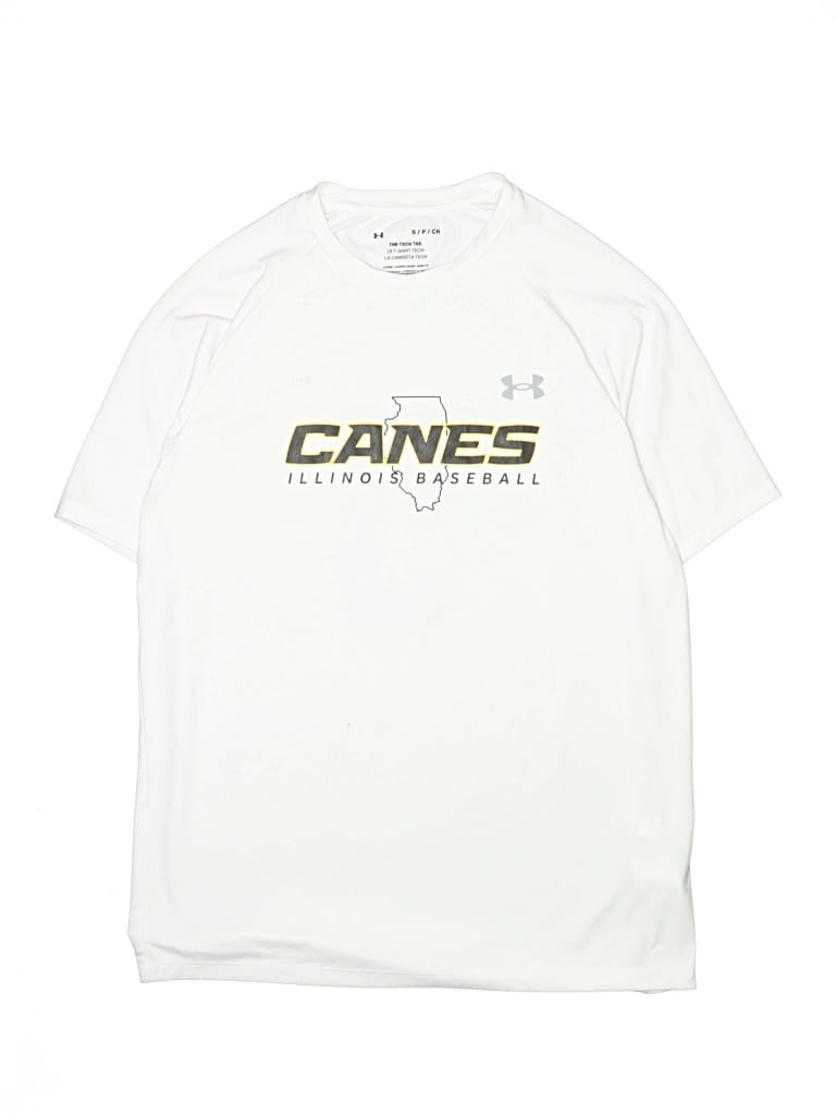 Pre-owned Under Armour Kids' Short Sleeve T-shirt In White