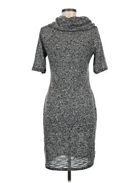 velvet smock dress Plus Size Textured Velvet Decorative Button Long Sleeve Dress Moonlit Mauve / 2XL