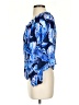 Lilly Pulitzer 100% Polyester Blue 3/4 Sleeve Blouse Size S - photo 5