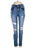 Indigo Rein Hearts Blue Jeans Size 3 - photo 1