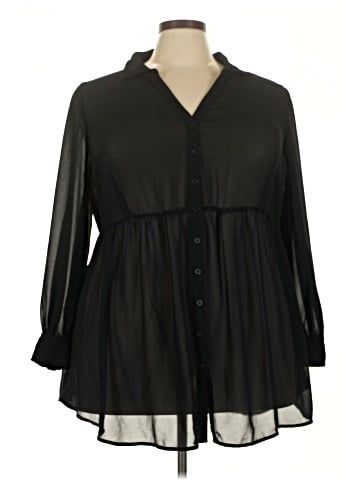 Torrid 3/4 Sleeve Blouse (view 1)