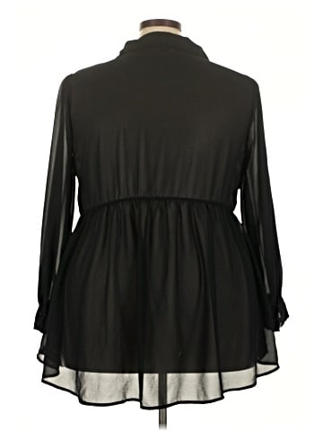 Torrid 3/4 Sleeve Blouse (view 2)