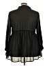 Torrid Black 3/4 Sleeve Blouse Size 3X Plus (3) - photo 2