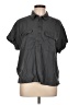 Universal Thread Gray Short Sleeve Button-Down Shirt Size L - photo 1