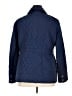 Anne Klein 100% Polyester Argyle Blue Coat Size XL - photo 2