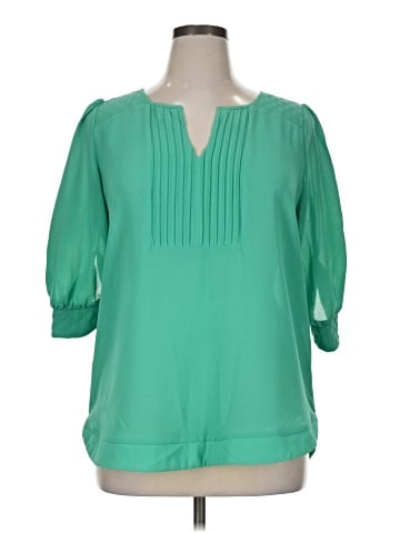 41Hawthorn 3/4 Sleeve Blouse (view 1)