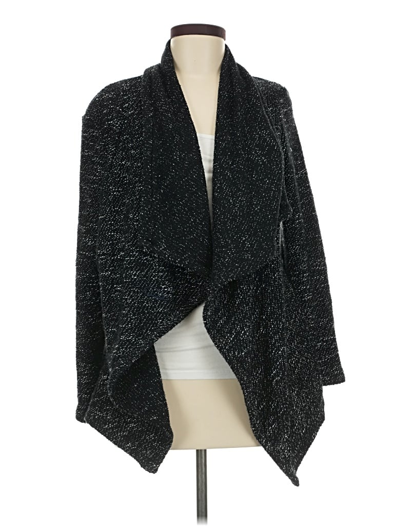 Pre-owned Blanc Noir Cardigan Sweater In Black