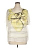 Style&Co Yellow Short Sleeve Blouse Size 1X - photo 1