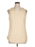 Saint Tropez West Ivory Sleeveless Blouse Size XL - photo 1