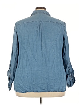 Style&Co 3/4 Sleeve Button-Down Shirt (view 2)