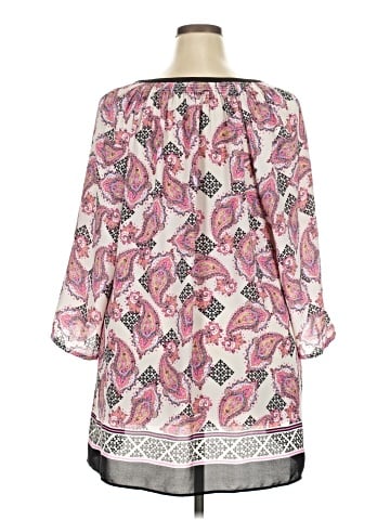Signature Studio 3/4 Sleeve Blouse (view 2)