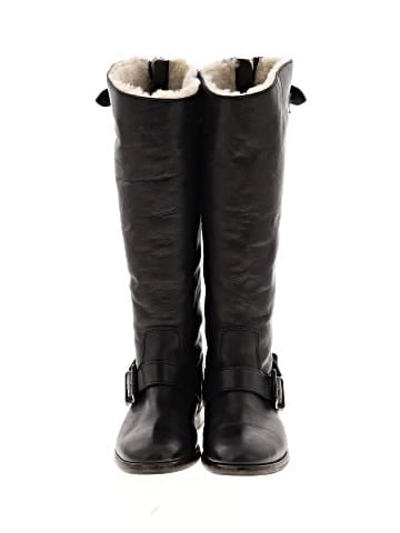 Burberry Leather Shearling Boots (view 2)